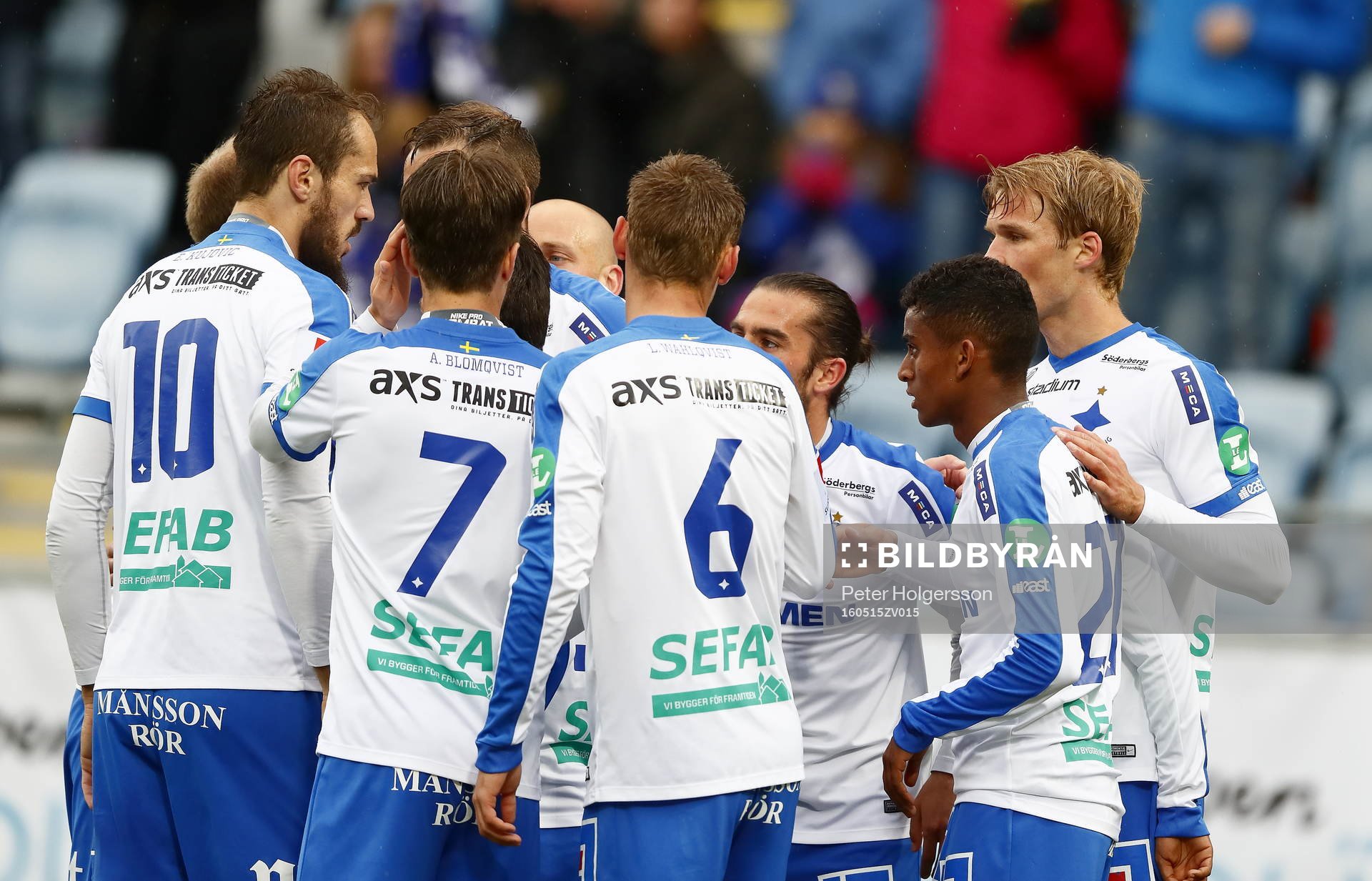 Norrköpings spelare jublar
