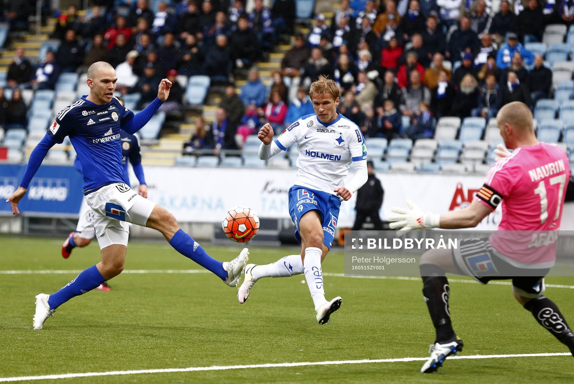 Norrköpings Sebastian Andersson gör mål 2-0