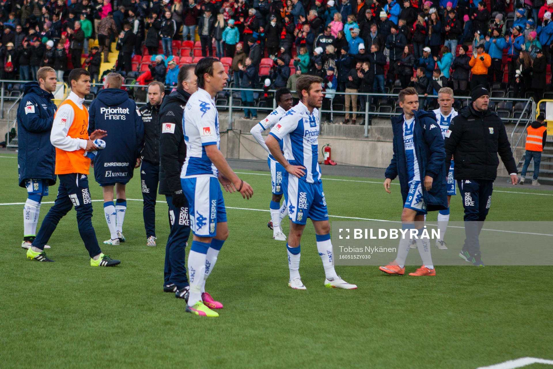 IFK Göteborgs spelare deppar