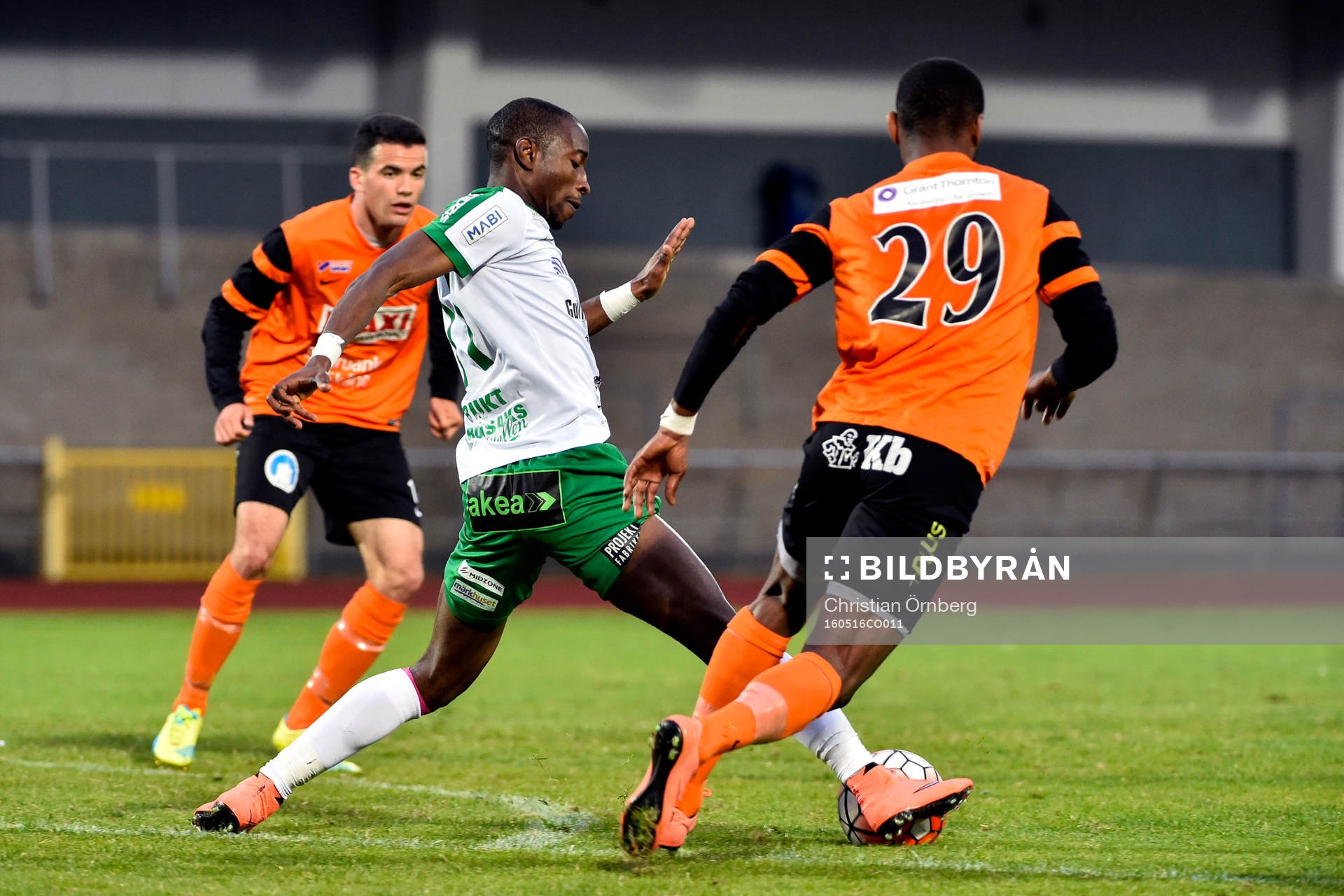 Prespa Birliks Sadat Karim och Kristianstads Granit Stagova