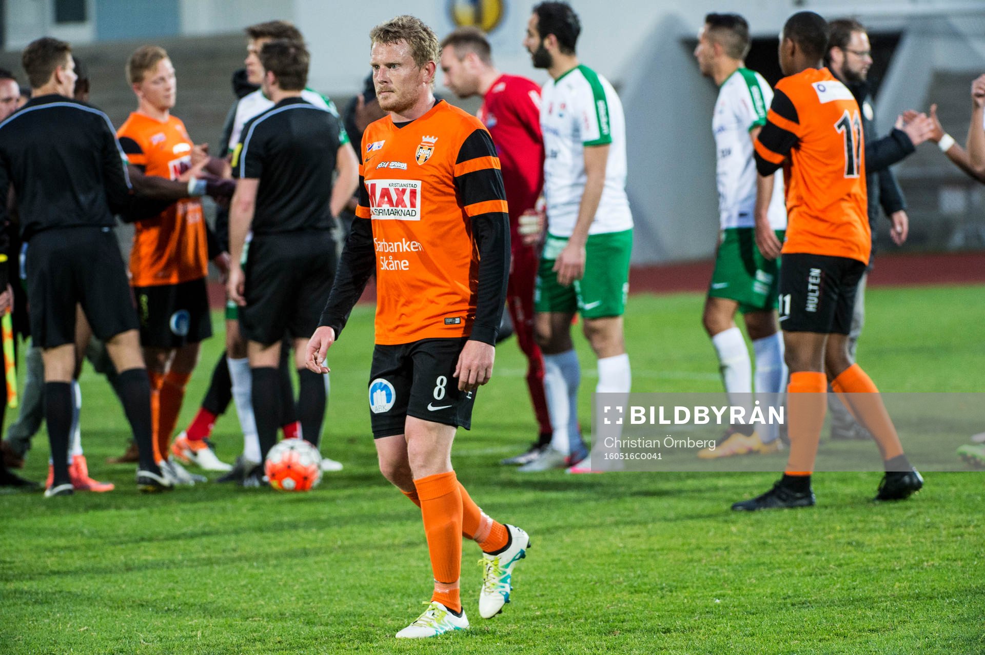 Kristianstads Henrik Fribrock deppar