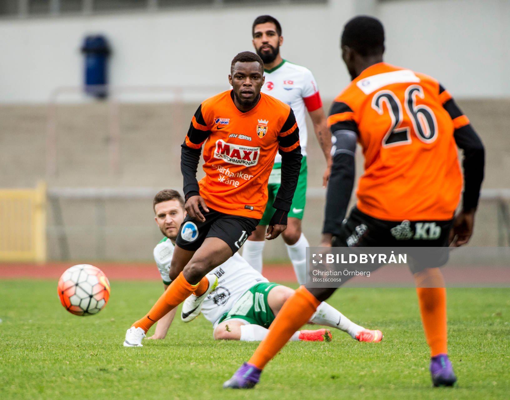 Kristianstads Saikou Jawneh och Mohammed Mbye