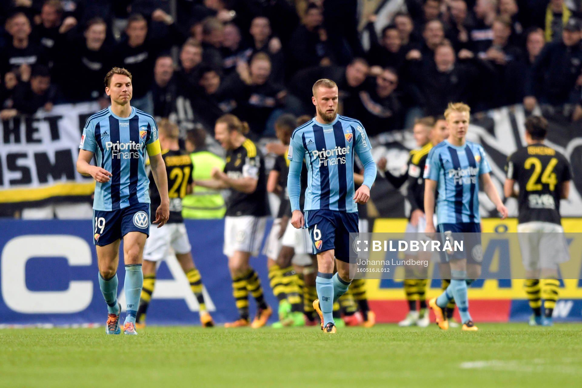 Djurgårdens Marcus Hansson, Alexander Faltsetas och Elliot