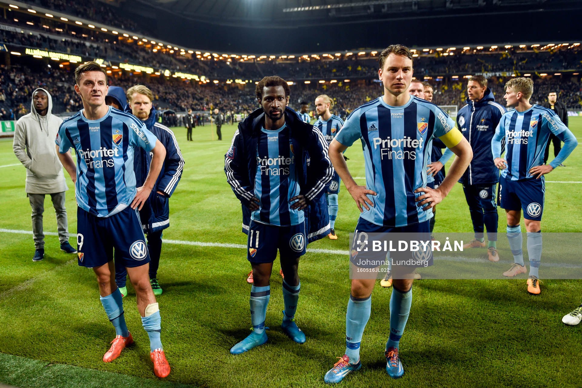 Djurgårdens Haris Radetinac, Amadou Jawo och Marcus
