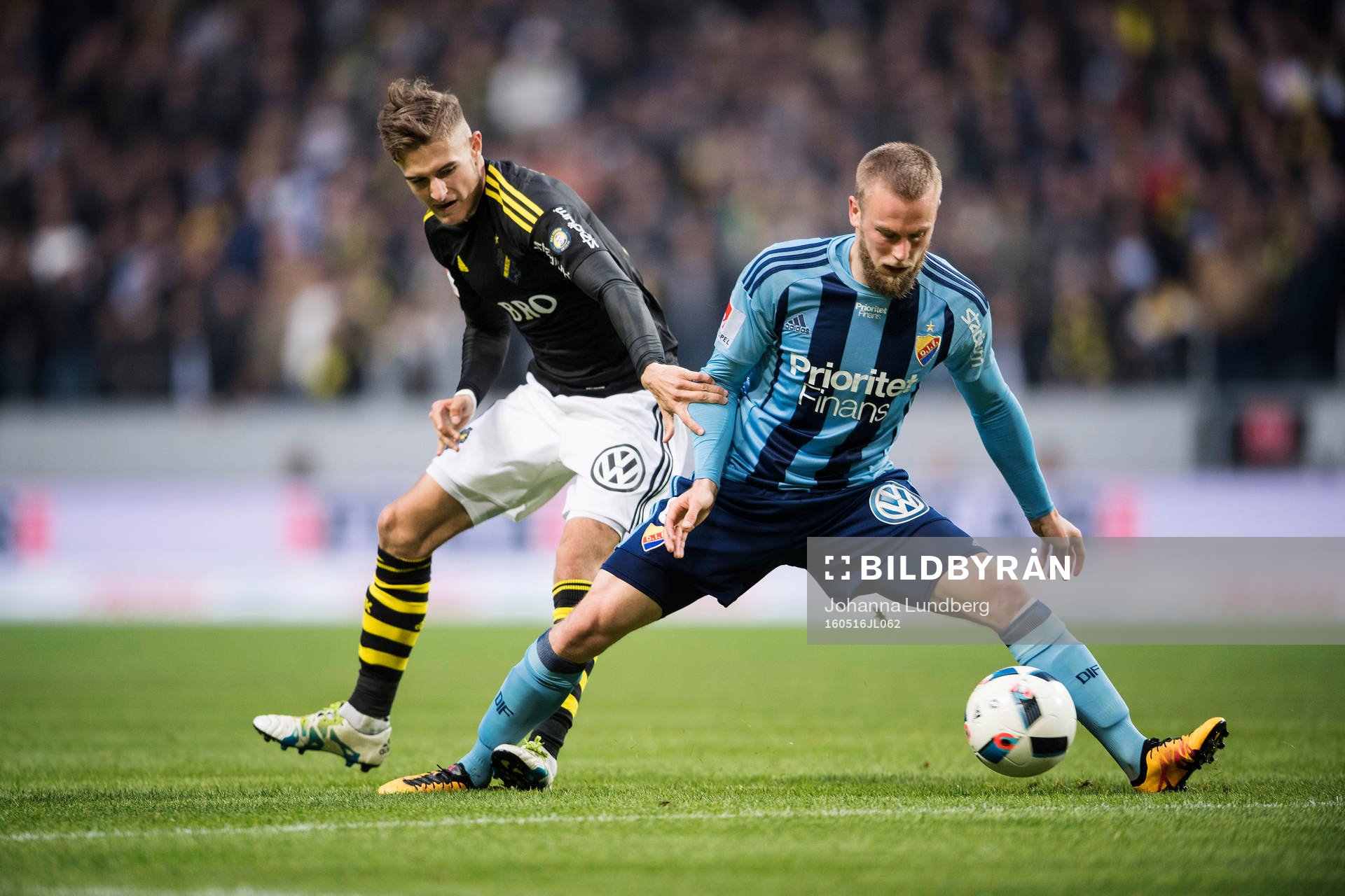 s Christos Gravius och Djurgårdens Alexander Faltsetas