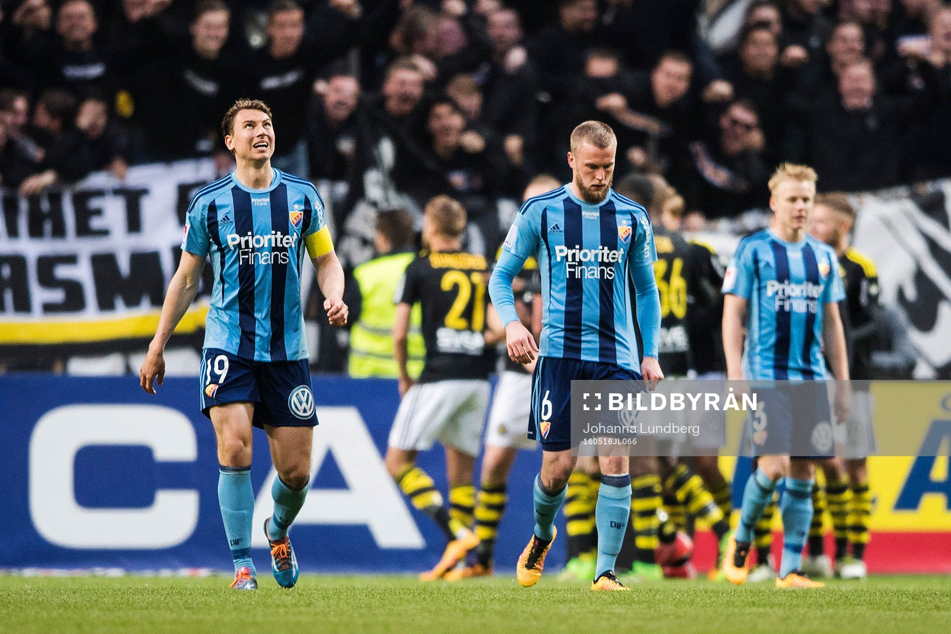 Djurgårdens Marcus Hansson, Alexander Faltsetas och Elliot