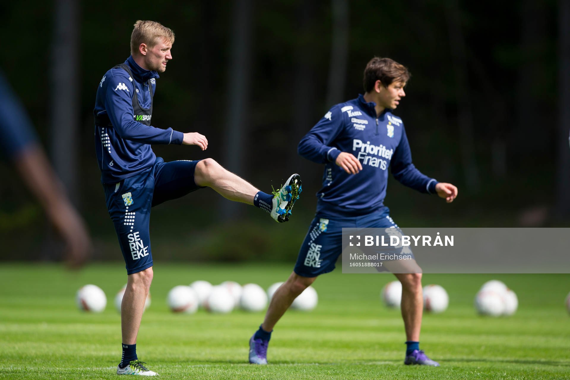 IFK Göteborgs Sebastian Eriksson och Mads Albeck