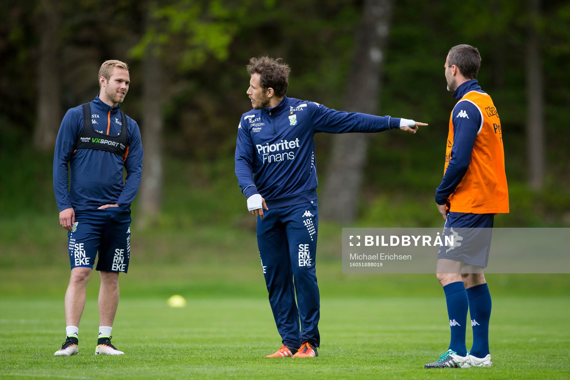 IFK Göteborgs Gustav Engvall, Tobias Hysén och Hjalmar