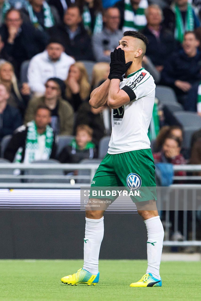 Hammarbys Alexssander Medeiros de Azeredo deppar