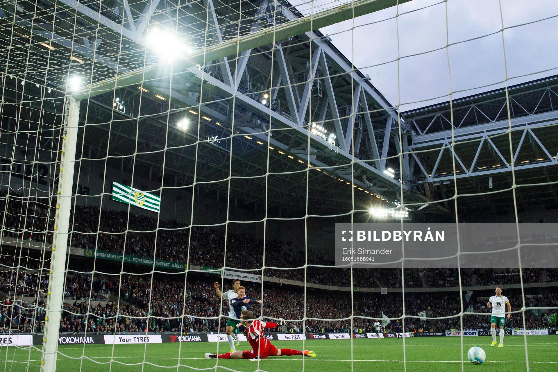 Malmö FFs Magnus Wolff Eikrem gör 1-3 bakom Hammarbys