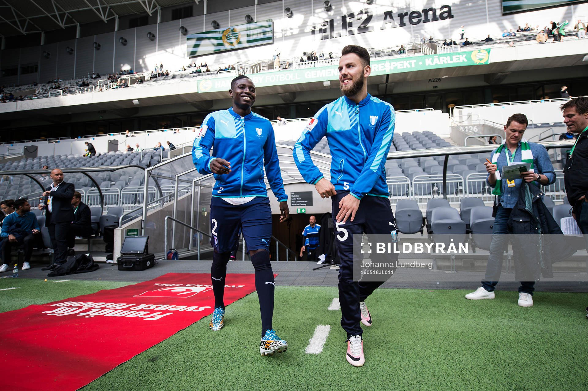 Malmö FFs Pa Konate och Erdal Rakip