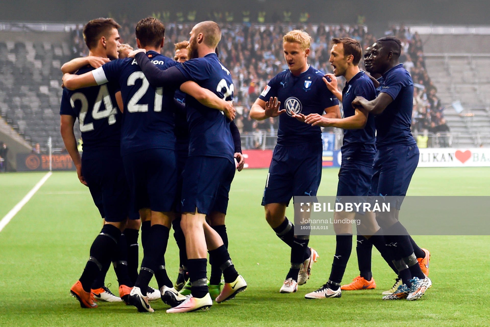 Malmö FFs Vidar Örn Kjartansson jublar