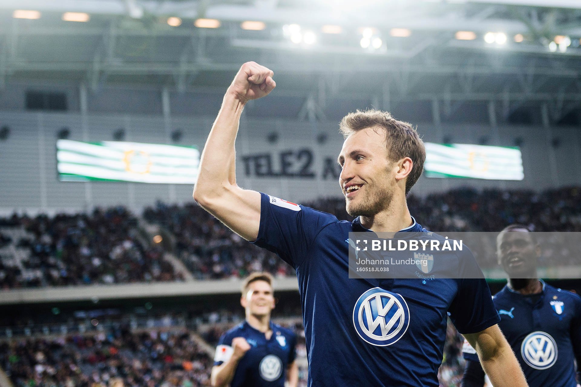 Malmö FFs Magnus Wolff Eikrem jublar