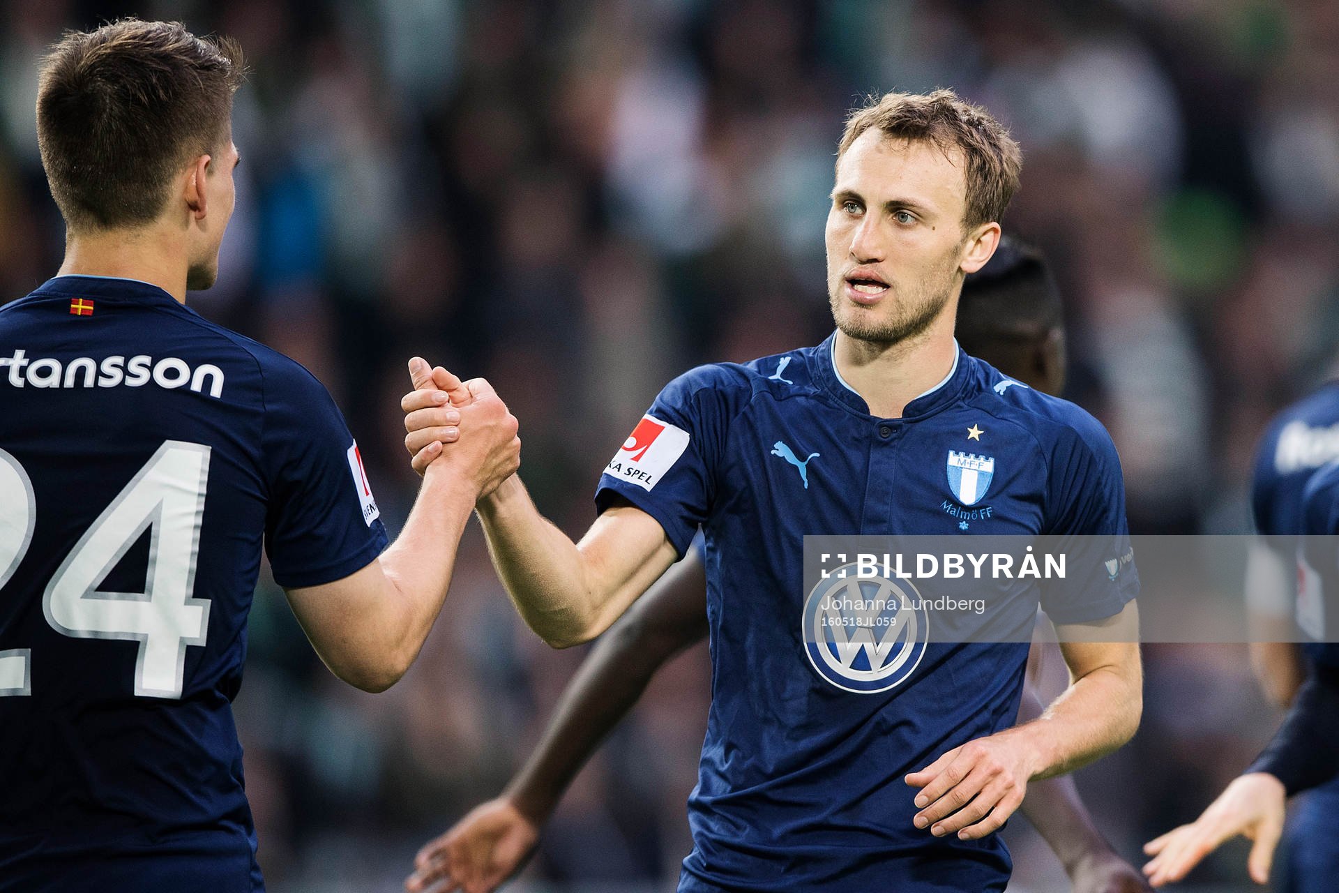 Malmö FFs Magnus Wolff Eikrem jublar