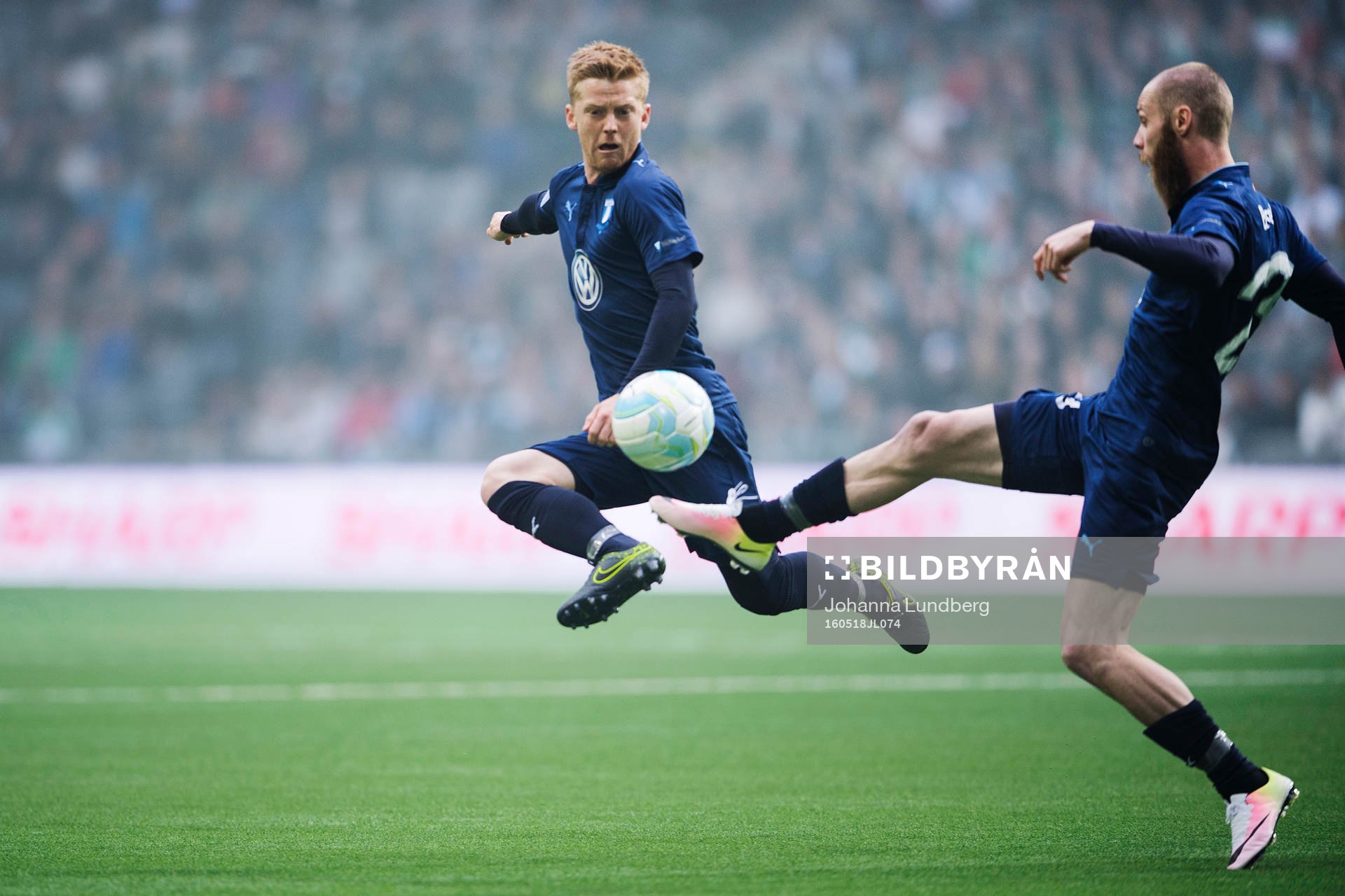 Malmö FFs Anders Christiansen och Jo Inge Berget
