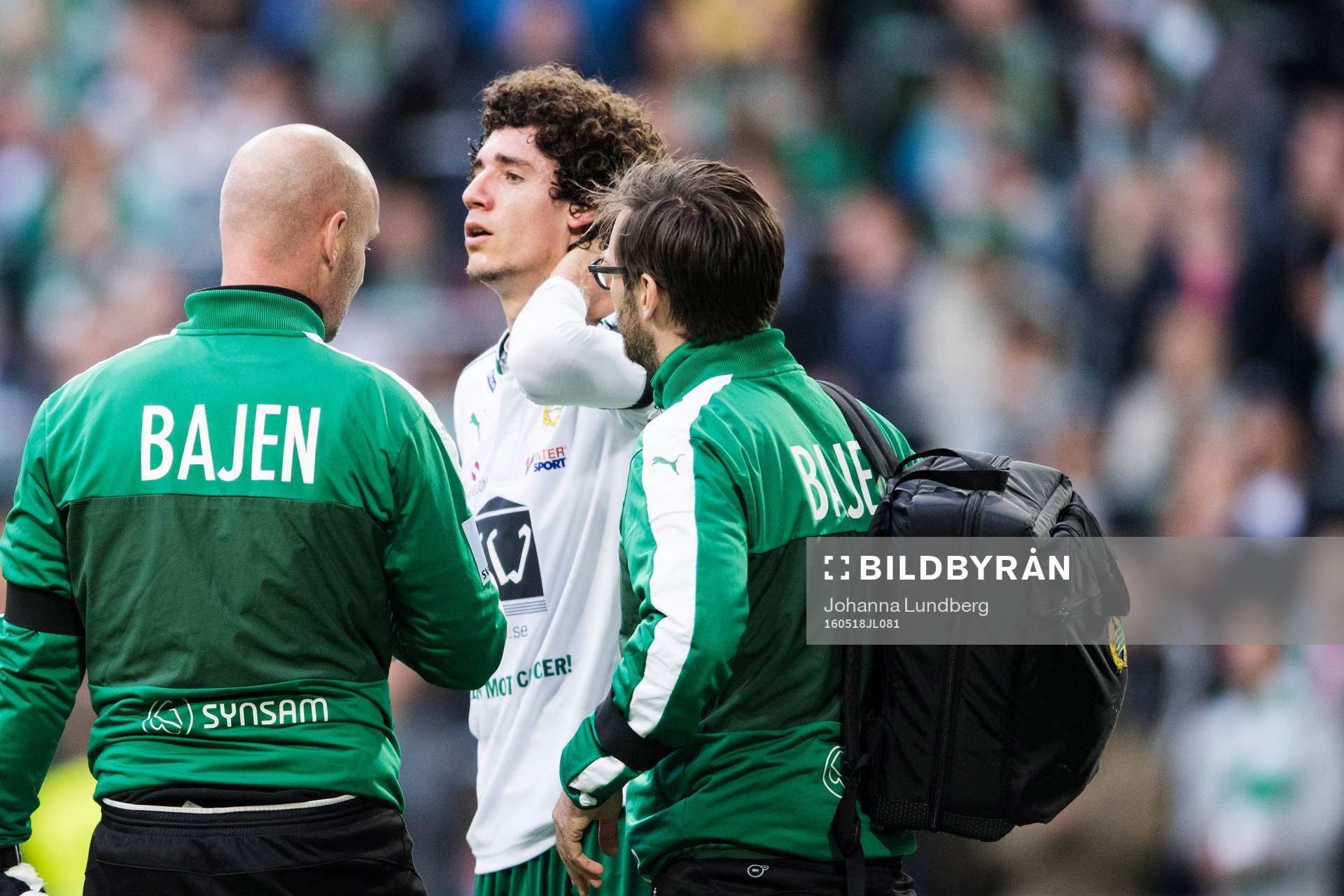 Hammarbys Romulo Cabral Pereira Pinto har ont