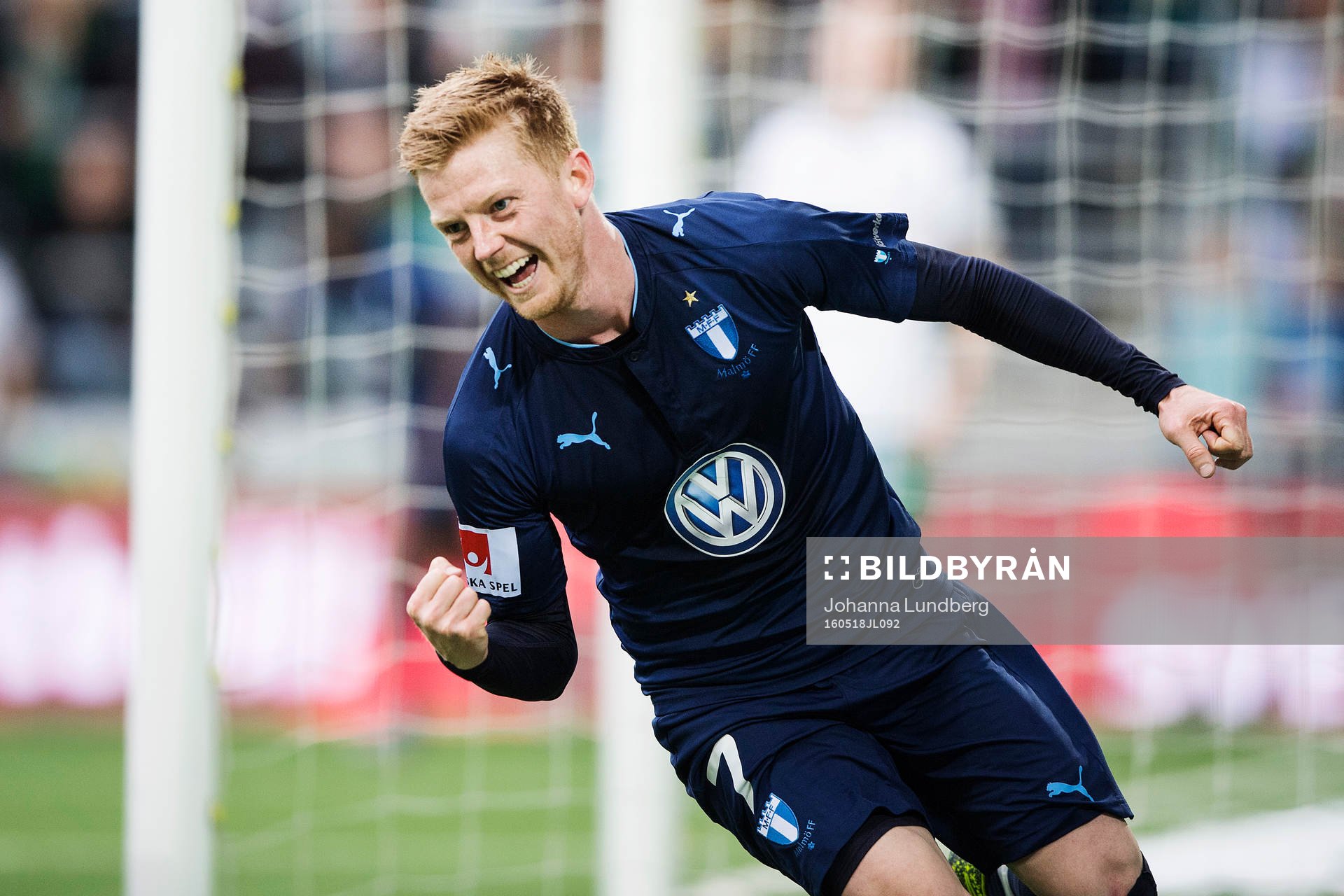 Malmö FFs Anders Christiansen jublar