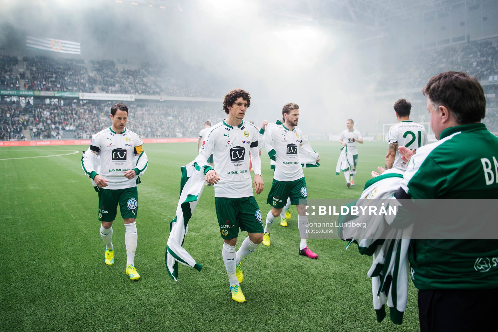 Hammarbys Johan Persson, Romulo Cabral Pereira Pinto och