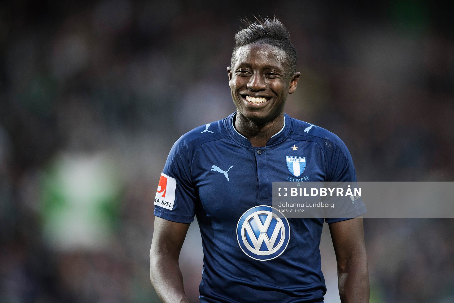 Malmö FFs Pa Konate jublar
