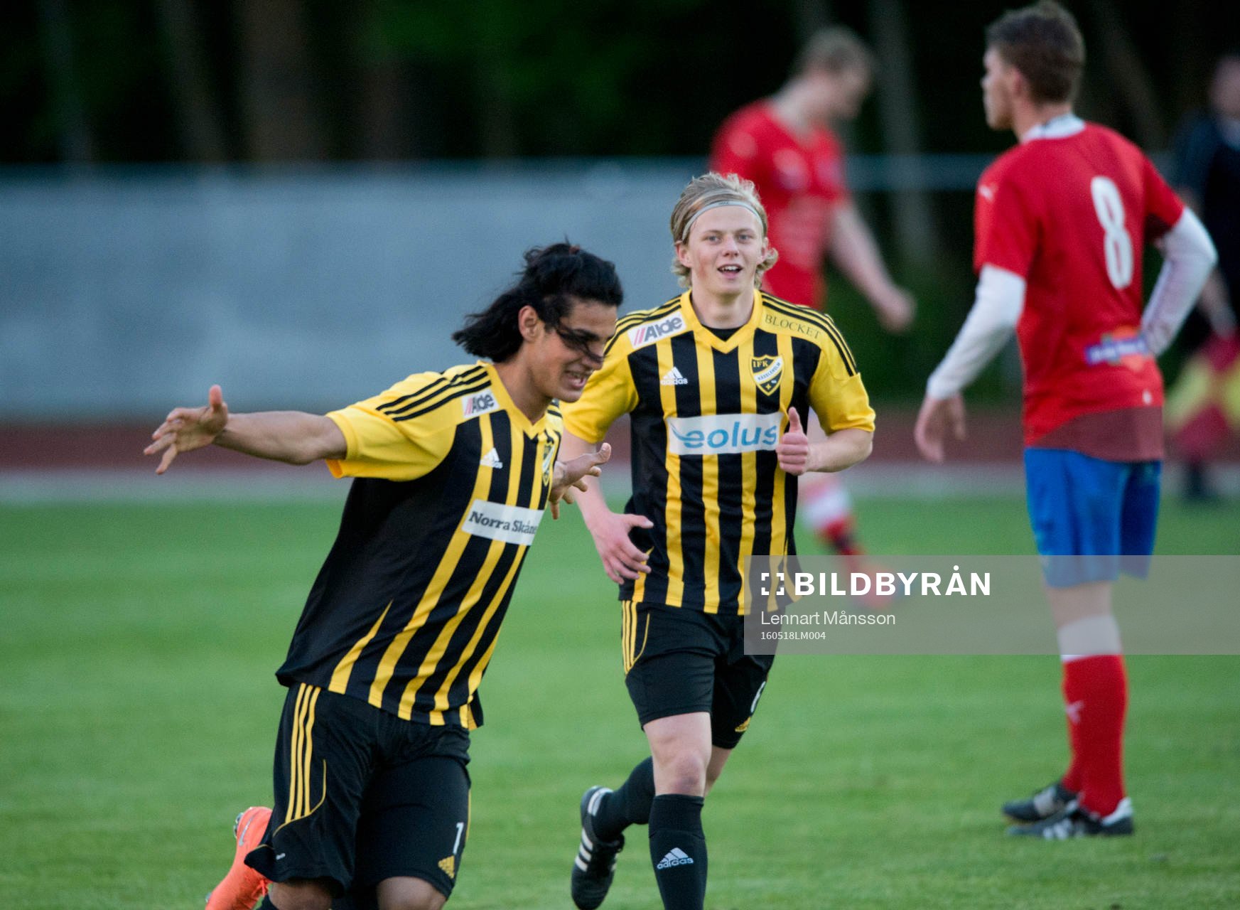 IFK Hässleholms Ameer Naseer har gjort segermålet i