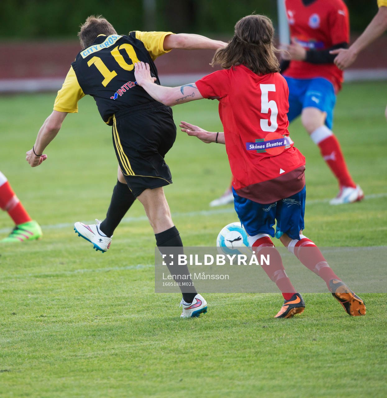 i matchen i DM mellan Staffanstorp och IFK Hässleholm i