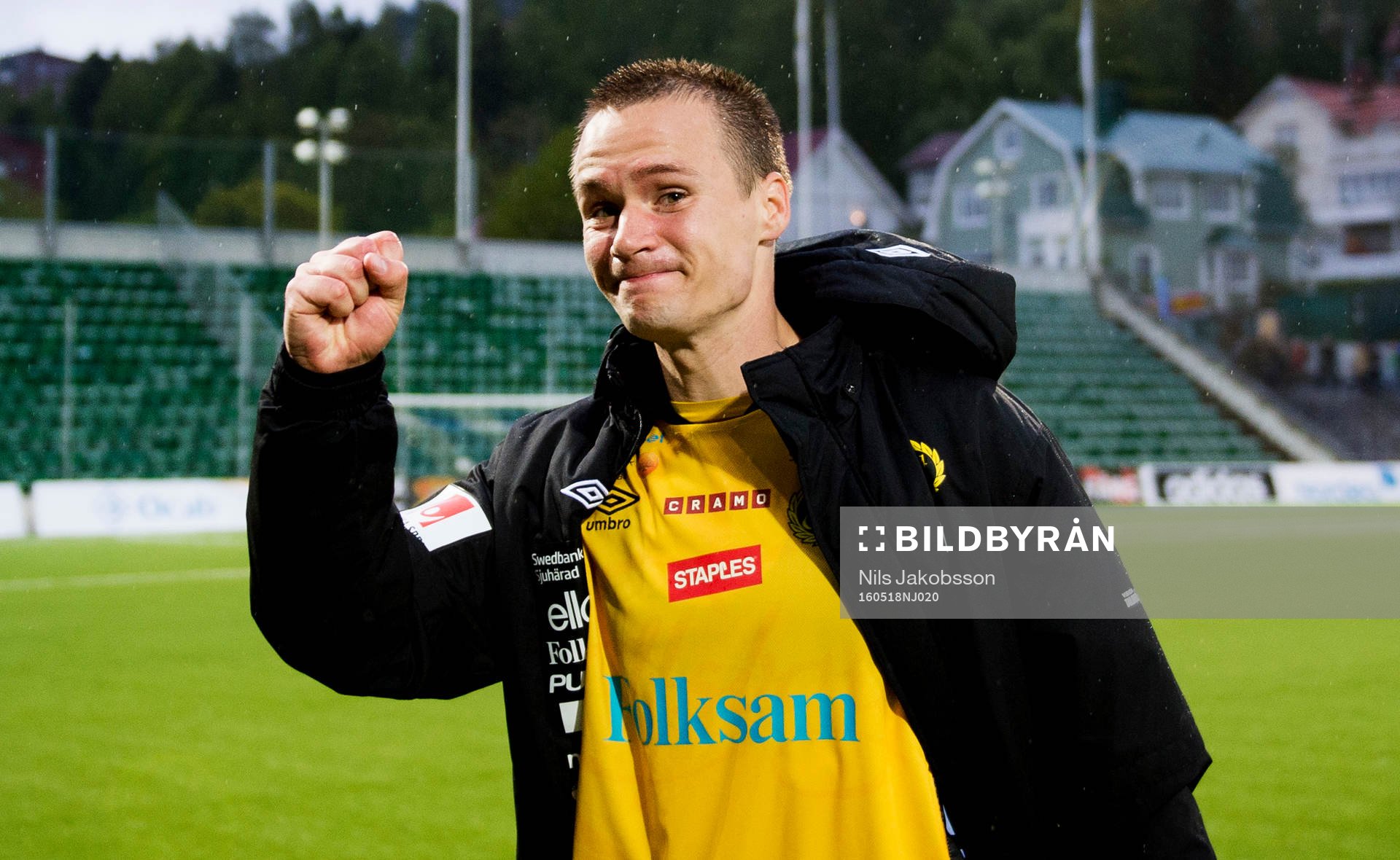Elfsborgs matchhjälte Viktor Prodell jublar