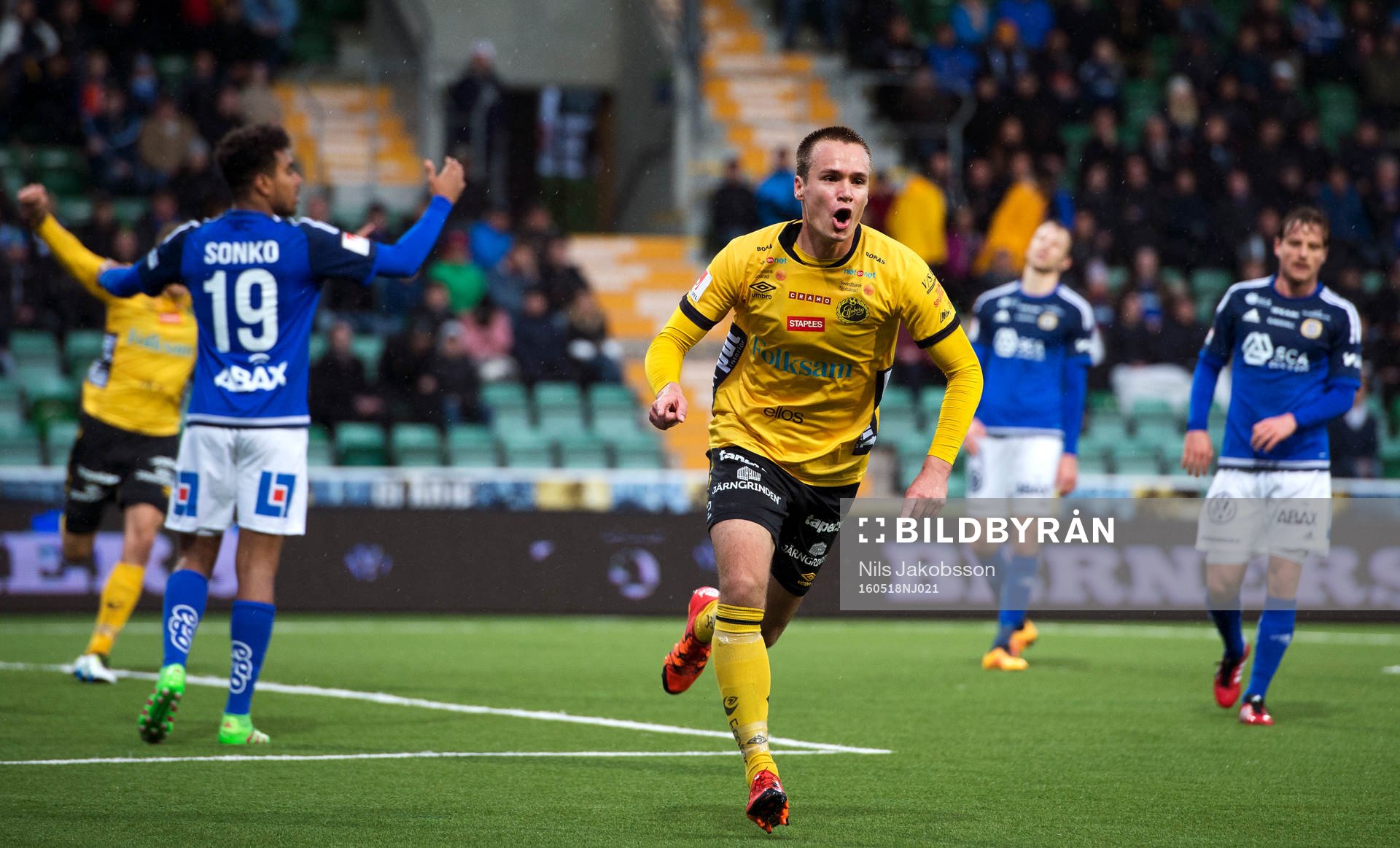 Elfsborgs Viktor Prodell jublar