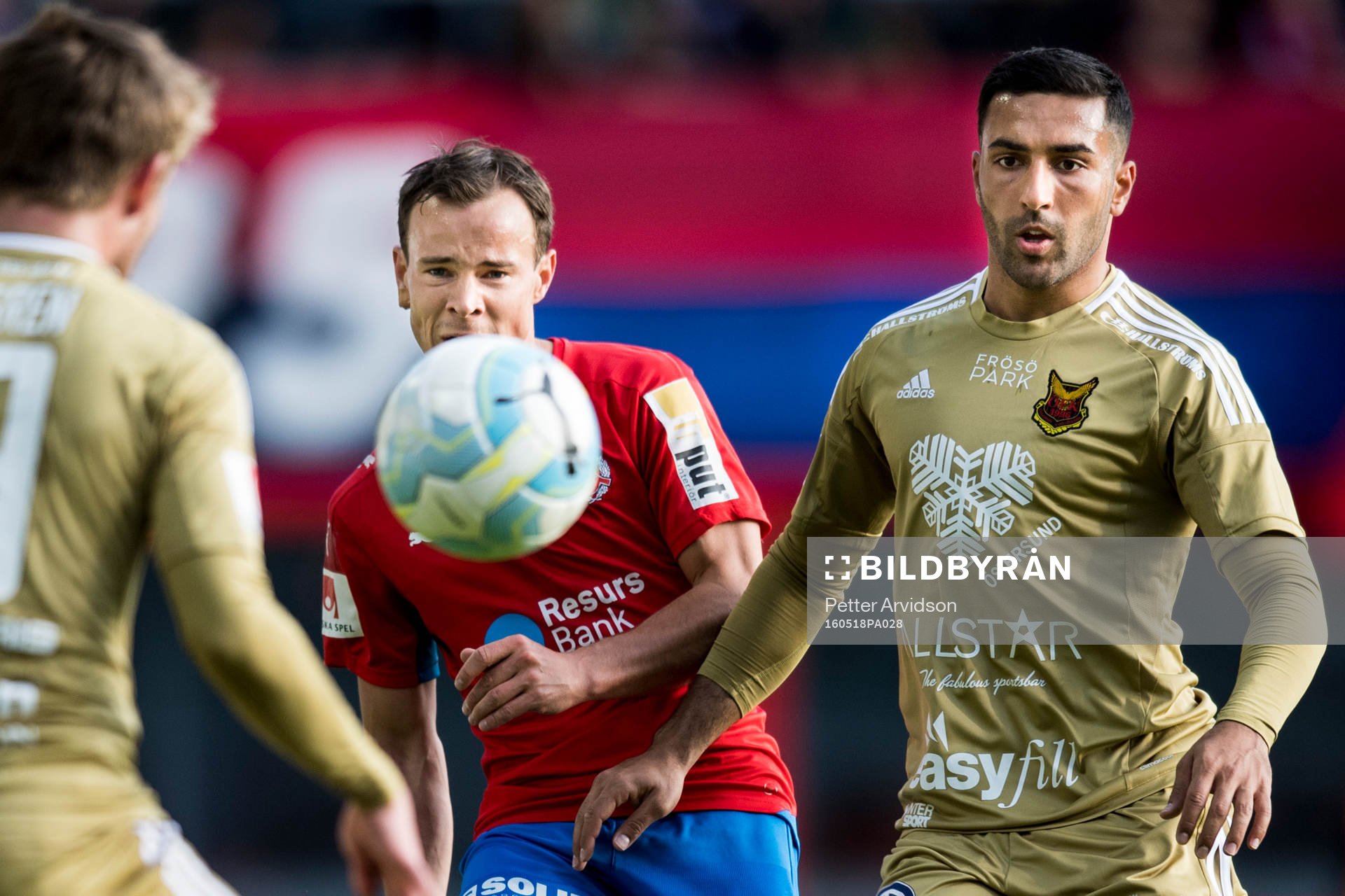 Helsingborgs Anton Wede och Östersunds Saman Ghoddos