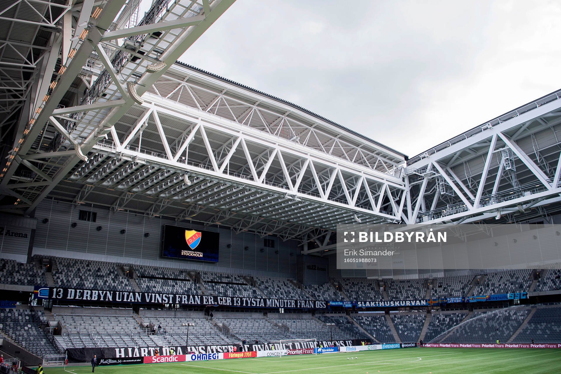 Djurgårdsklackens banderoll
