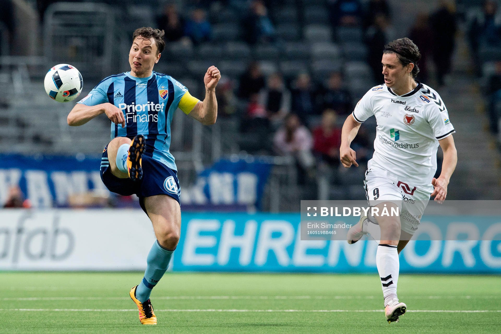 Djurgårdens Marcus Hansson och Kalmars Marcus Antonsson