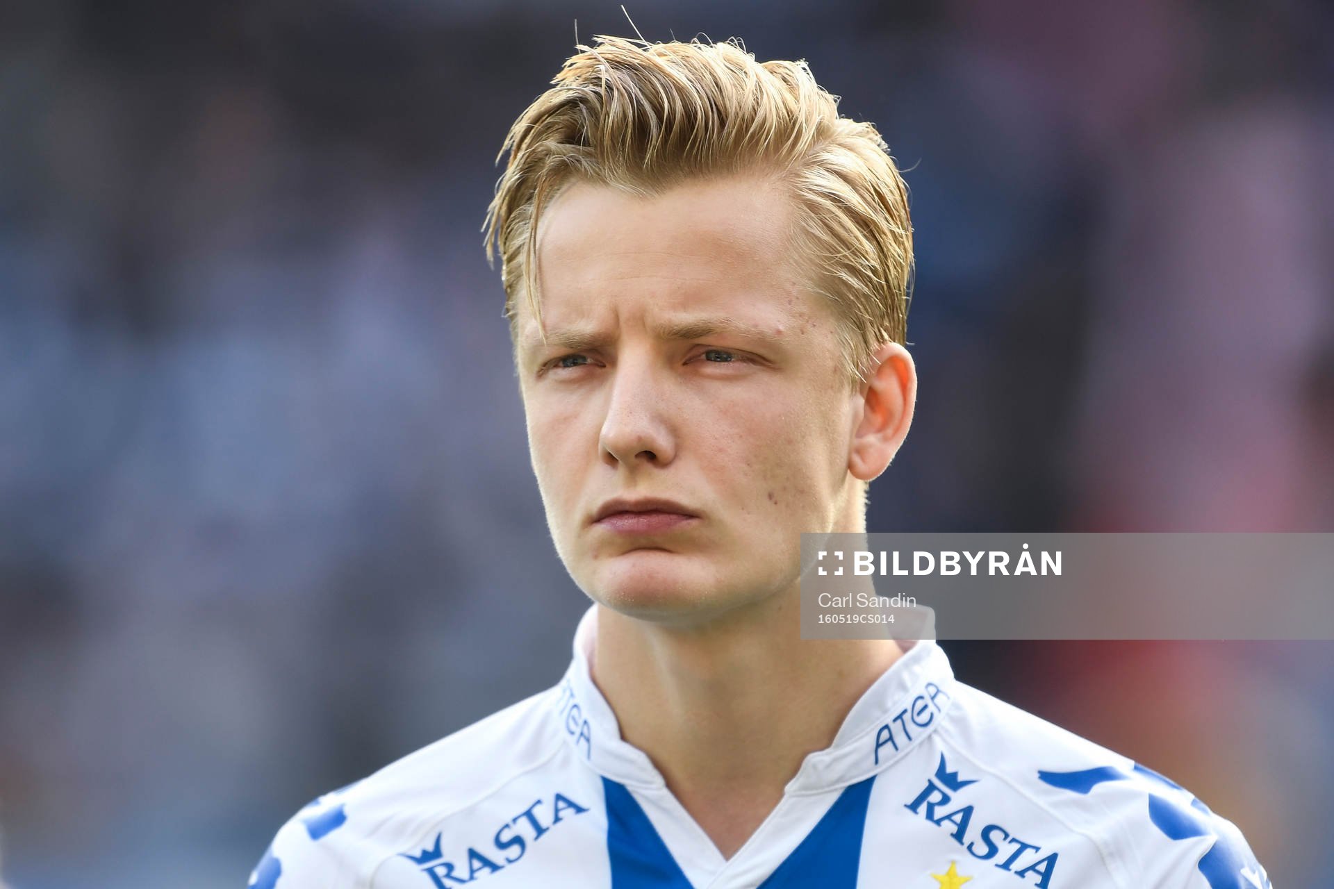 IFK Göteborgs Billy Nordström vid lineup