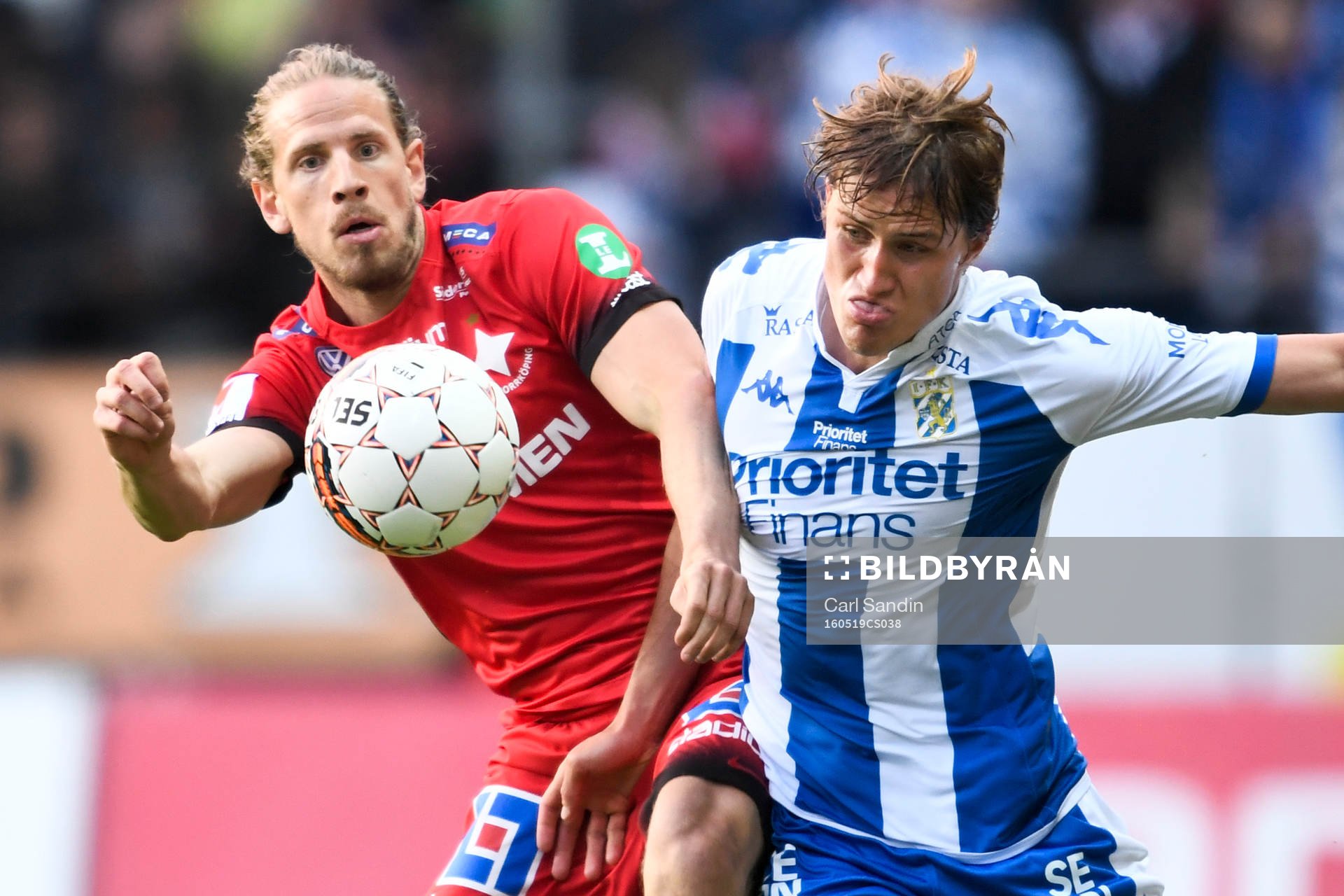 Norrköpings Andreas Hadenius och IFK Göteborgs Thomas