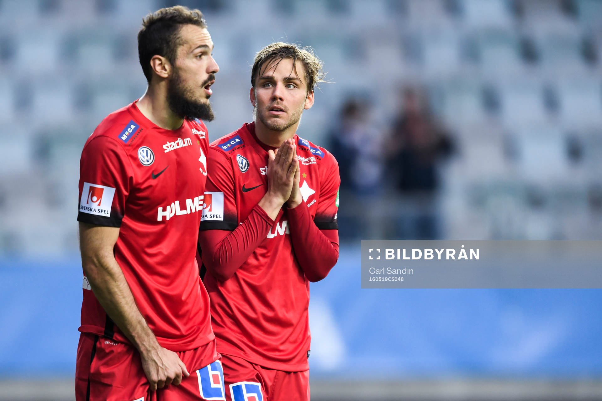Norrköpings Emir Kujovic och Christoffer Nyman