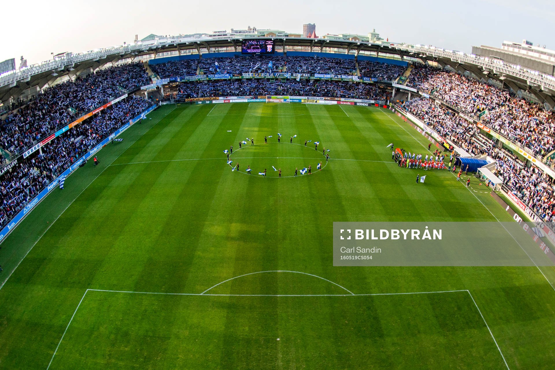 Lagen går in på Gamla Ullevi