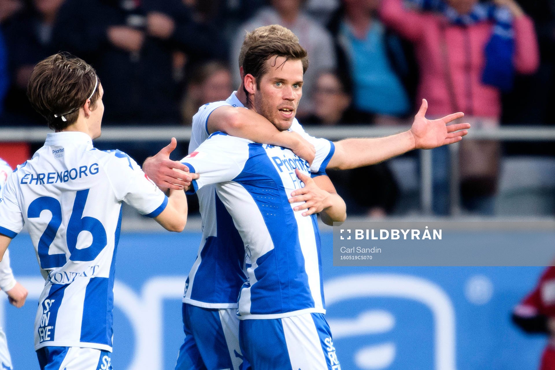 IFK Göteborgs Emil Salomonsson jublar