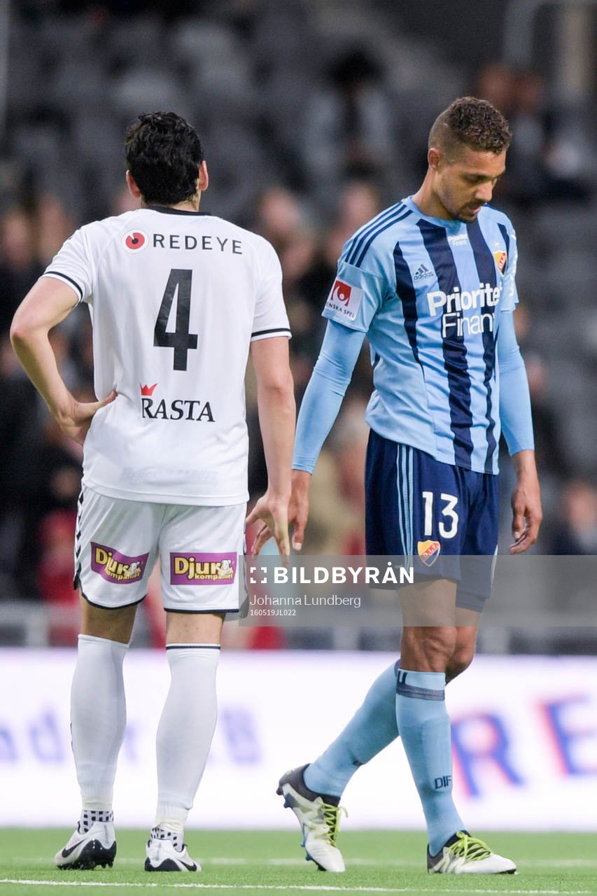 Djurgårdens Mathias Ranegie deppar