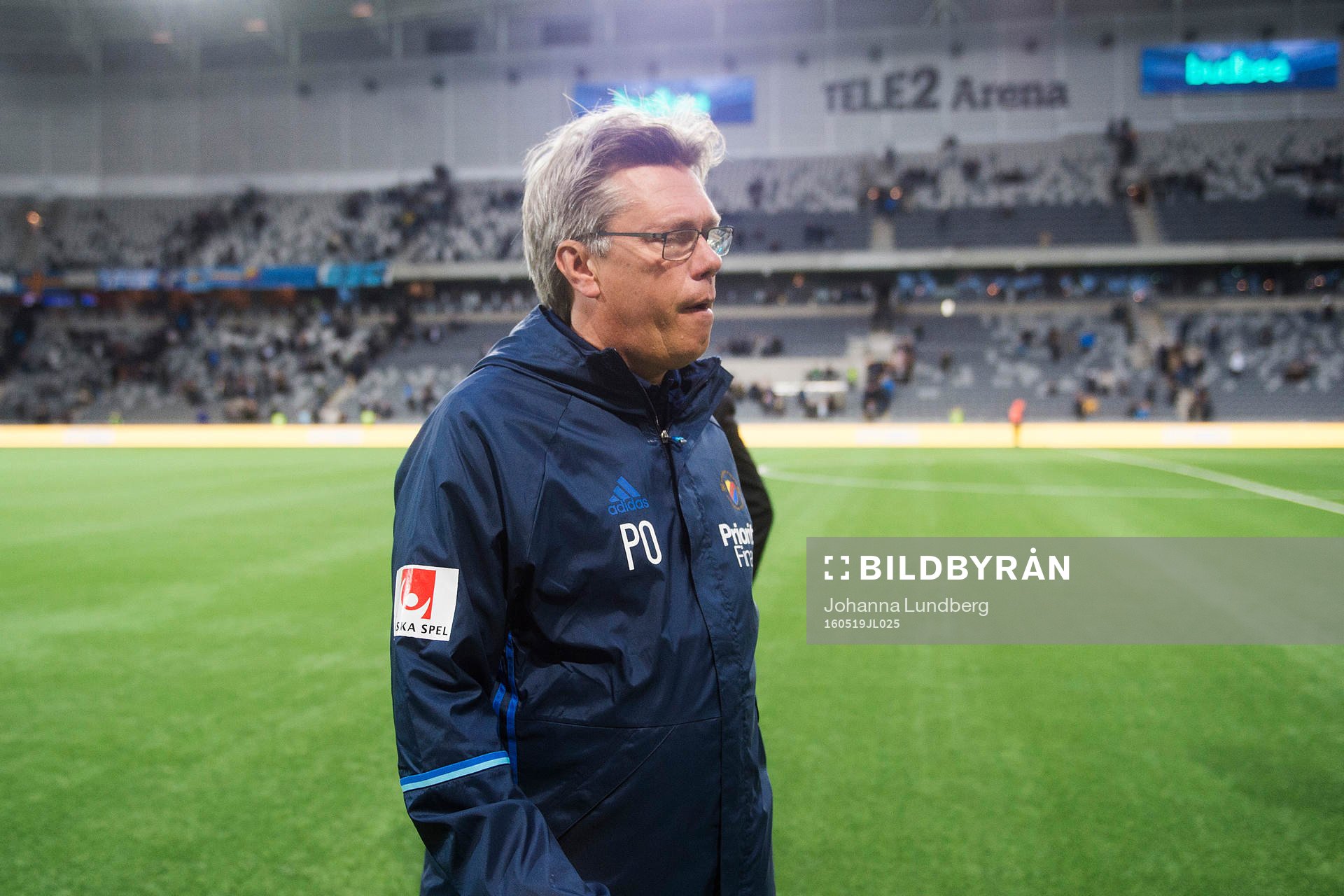 Djurgårdens tränare Per Olsson deppar