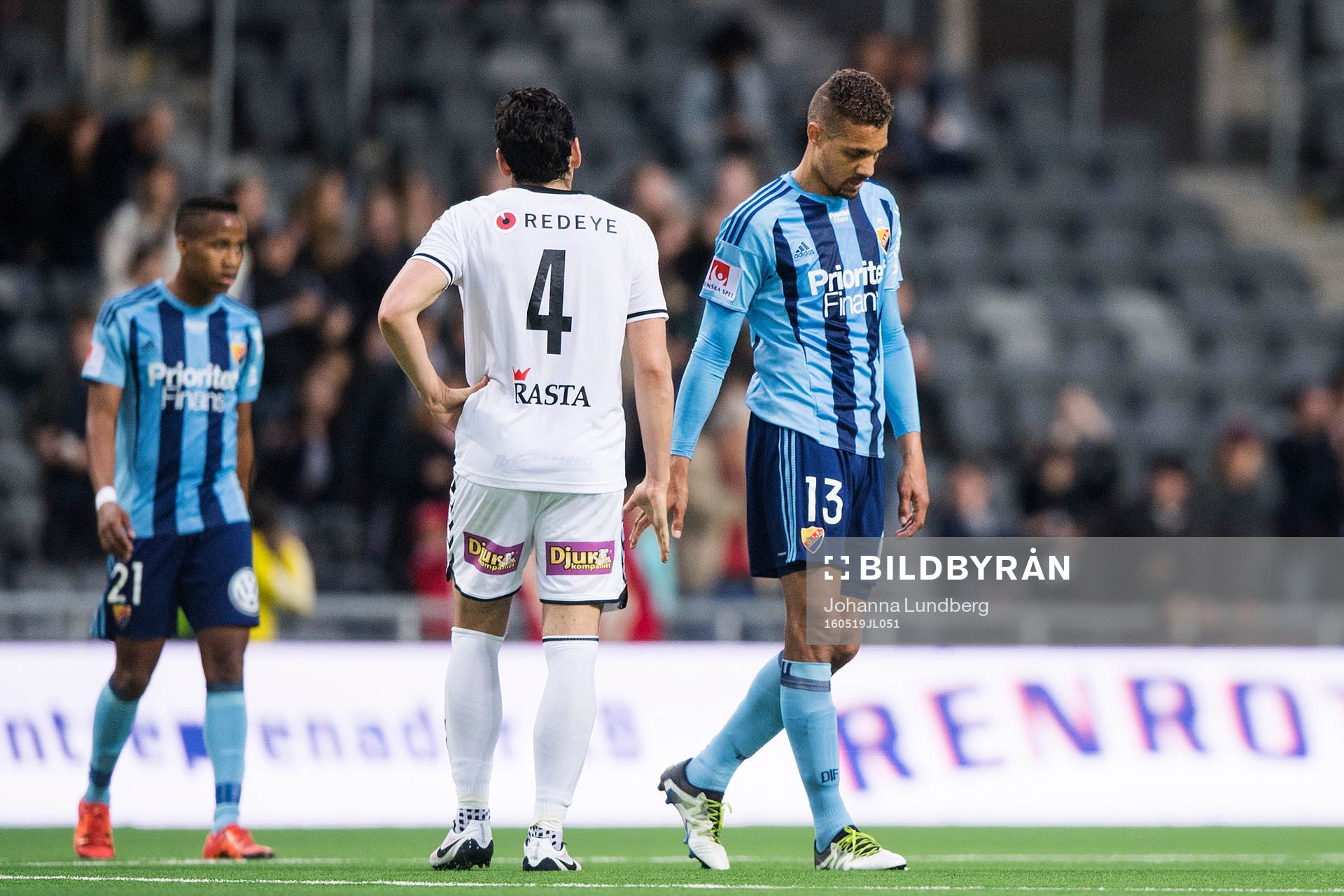 Djurgårdens Mathias Ranegie deppar