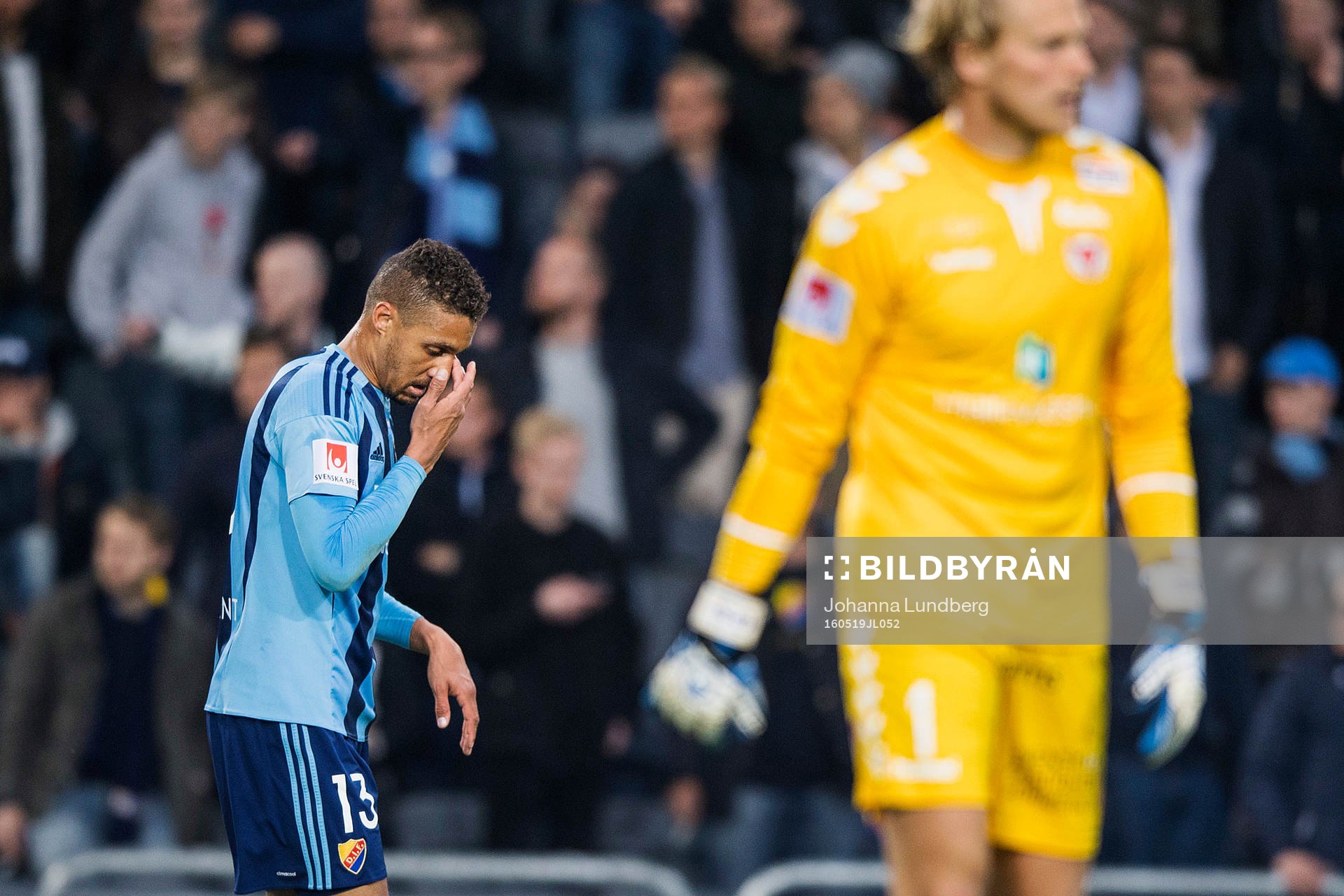 Djurgårdens Mathias Ranegie deppar