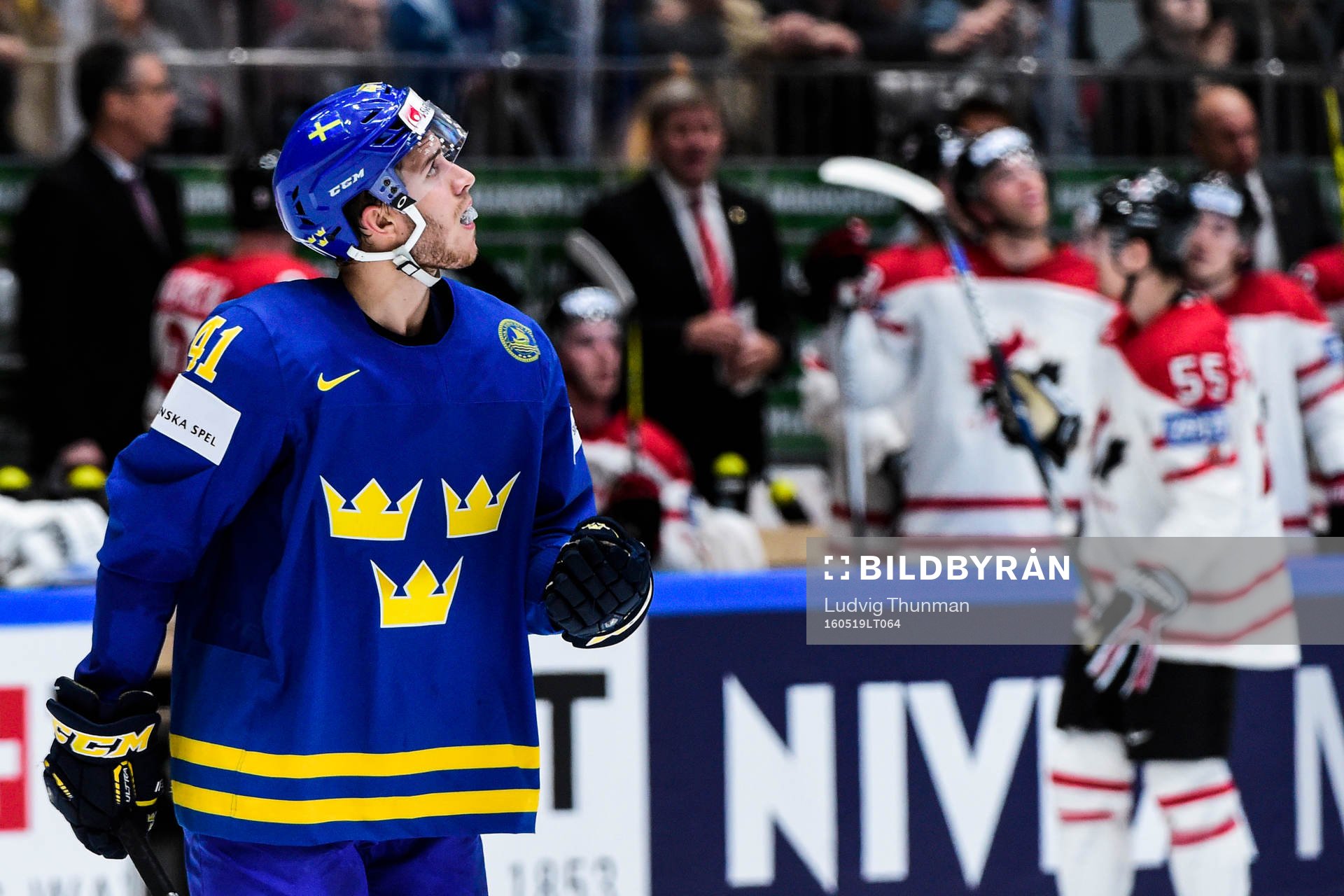 Sveriges Alexander Wennberg deppar
