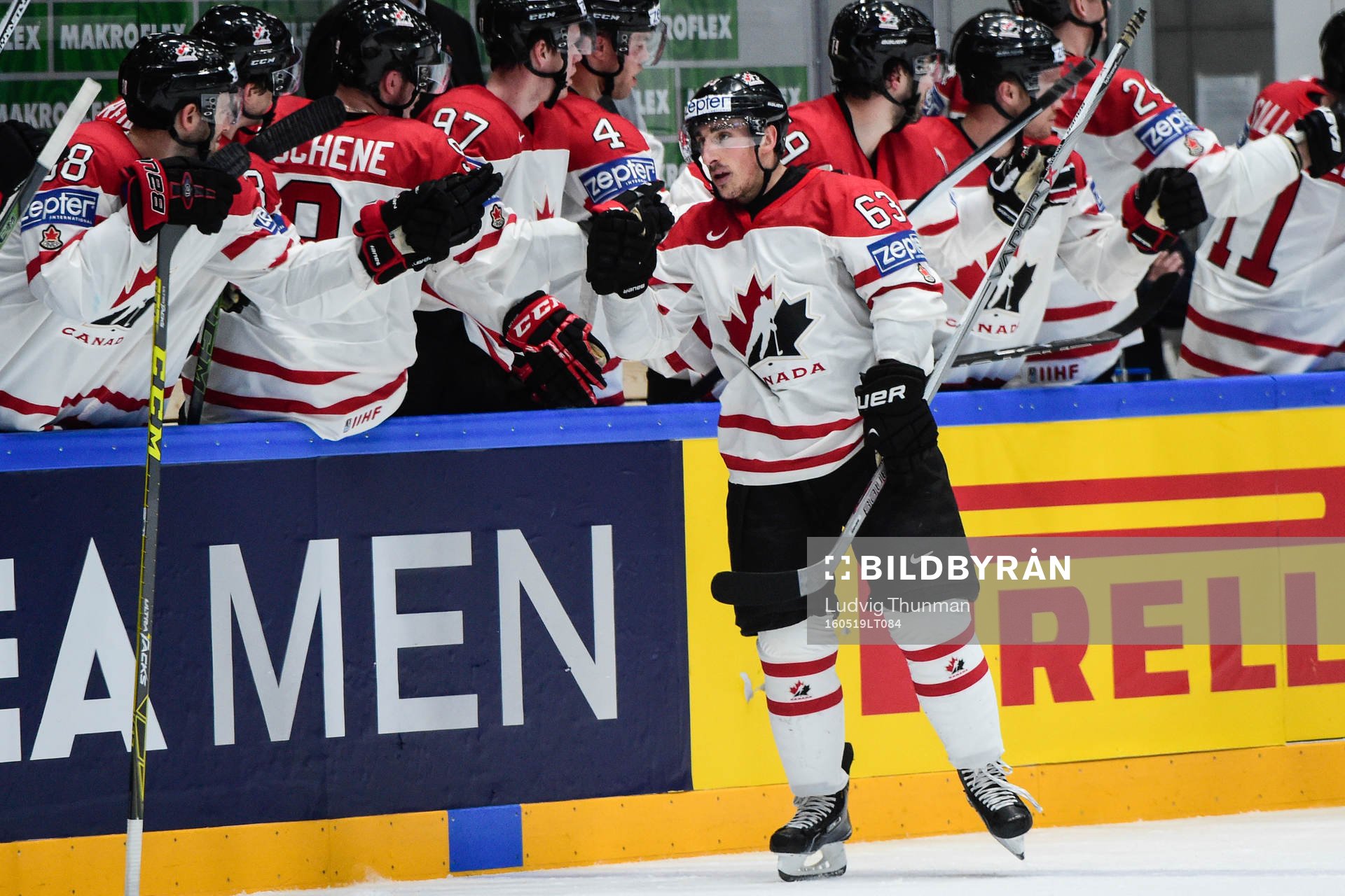 Kanadas Brad Marchand jublar