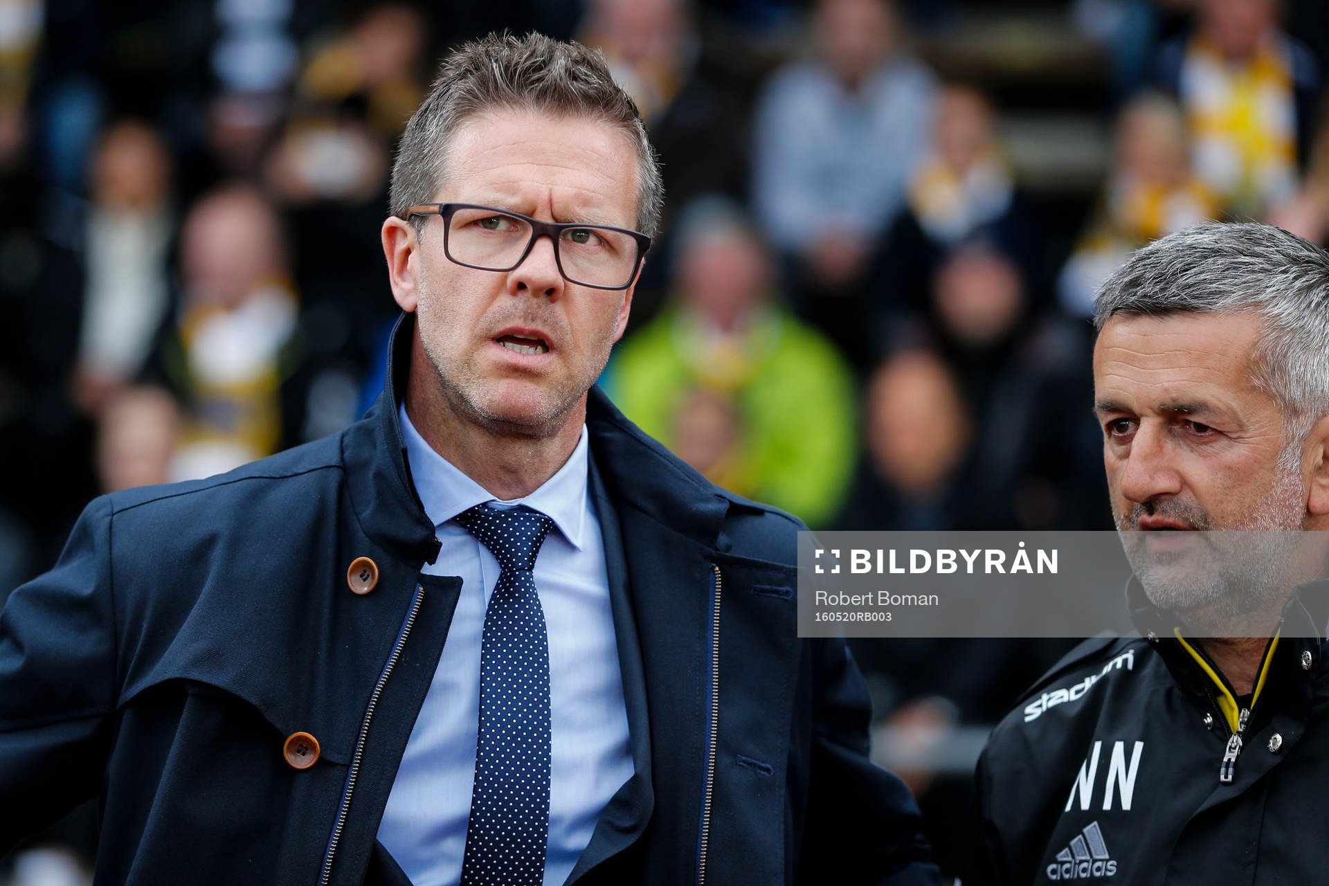 s tränare Rikard Norling och assisterande tränare Nebojsa