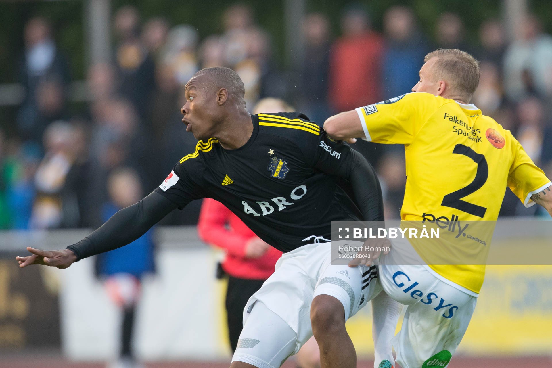 s Carlos Strandberg och Falkenbergs Rasmus Sjöstedt