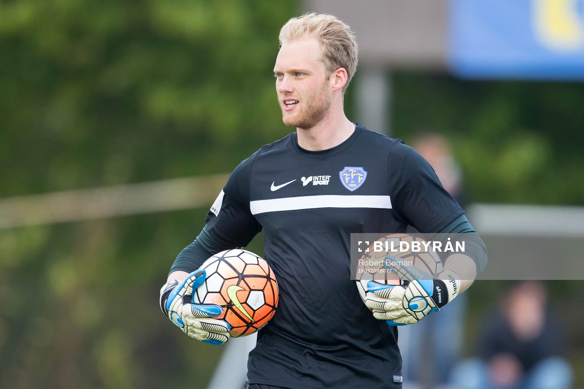 Falkenbergs målvakt Alexander Lundin
