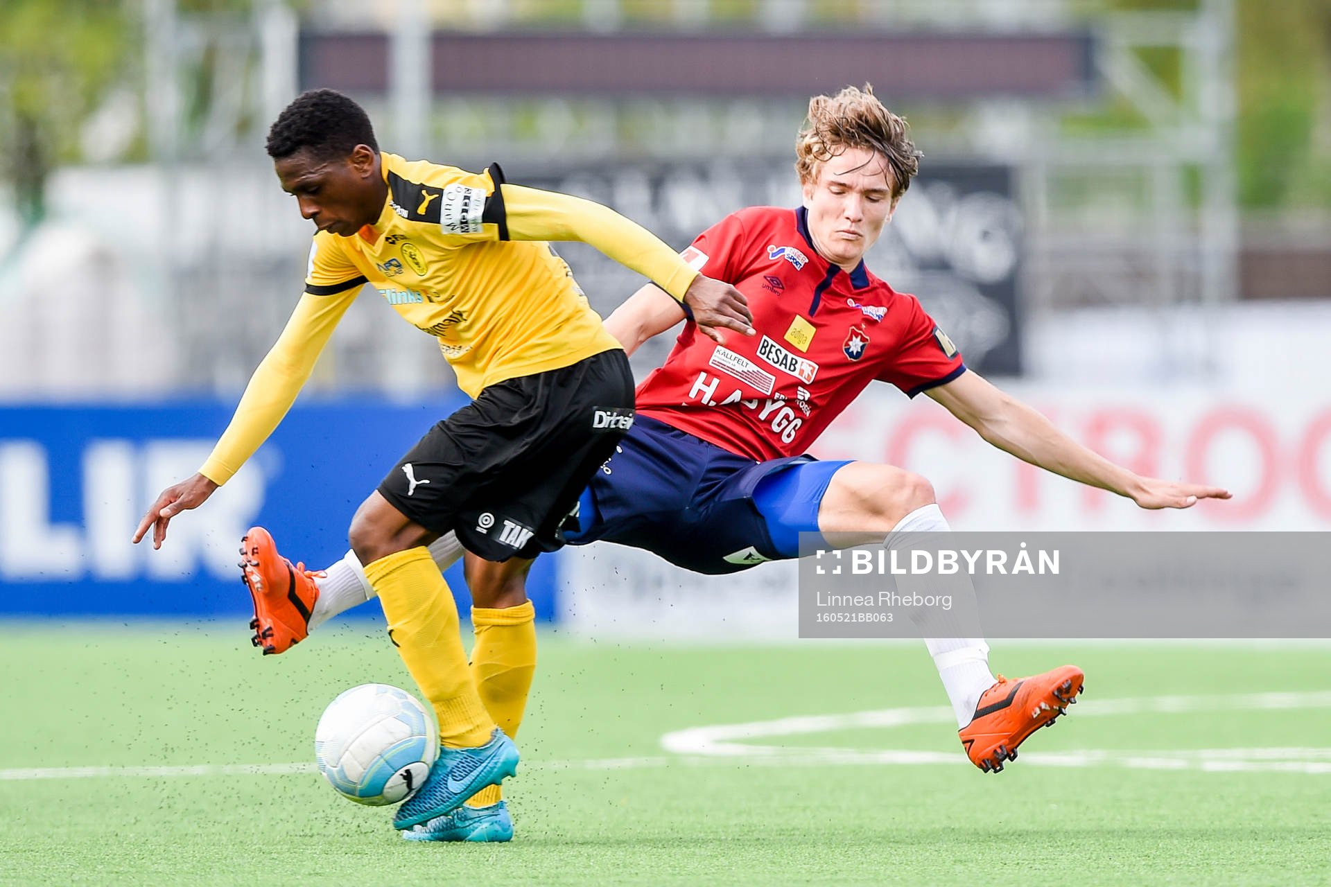 Örgrytes Jakob Lindström och Frejs Dida Rashidi