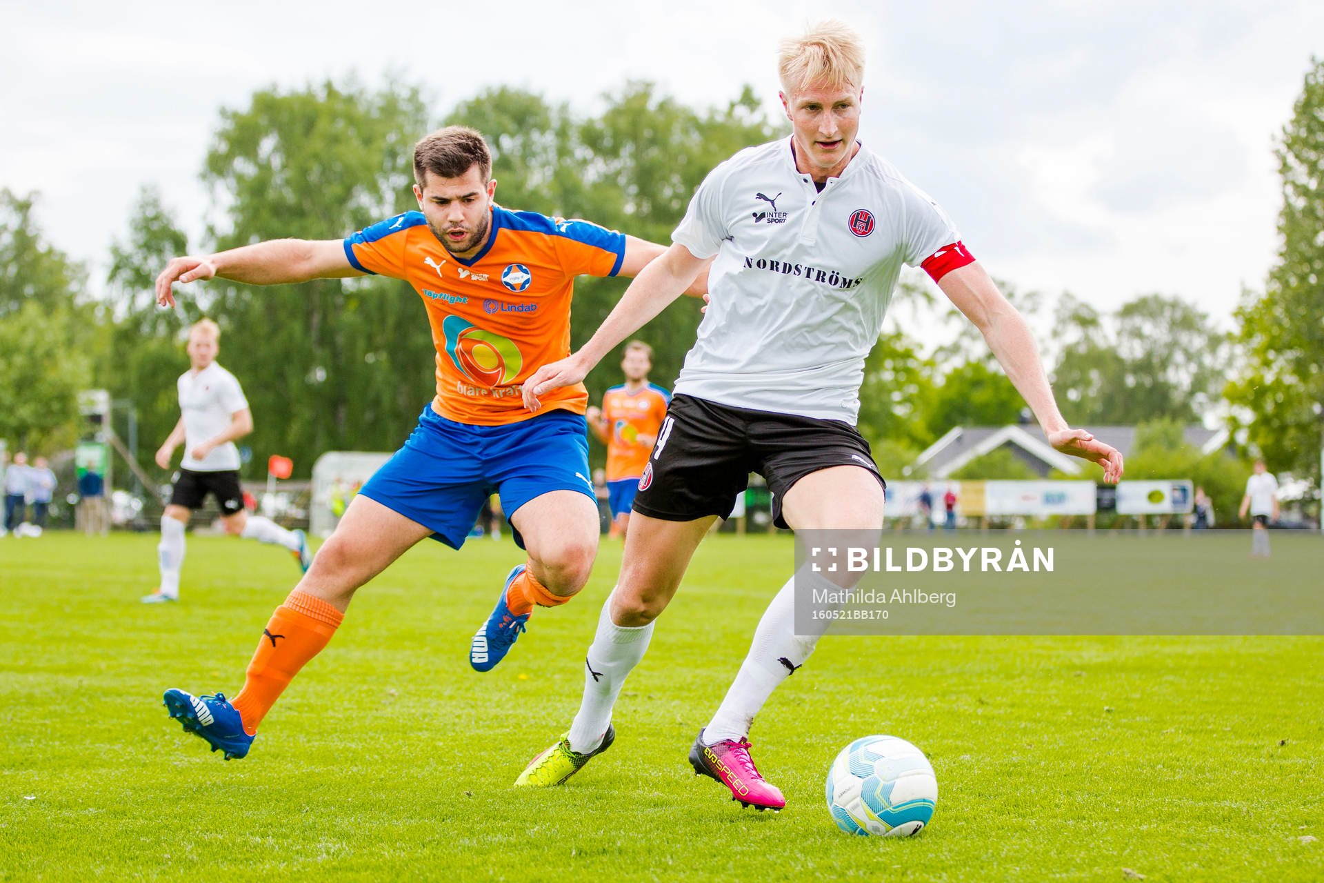 Vejbys Albin Subasic och Hittarps Viktor Wihlstrand