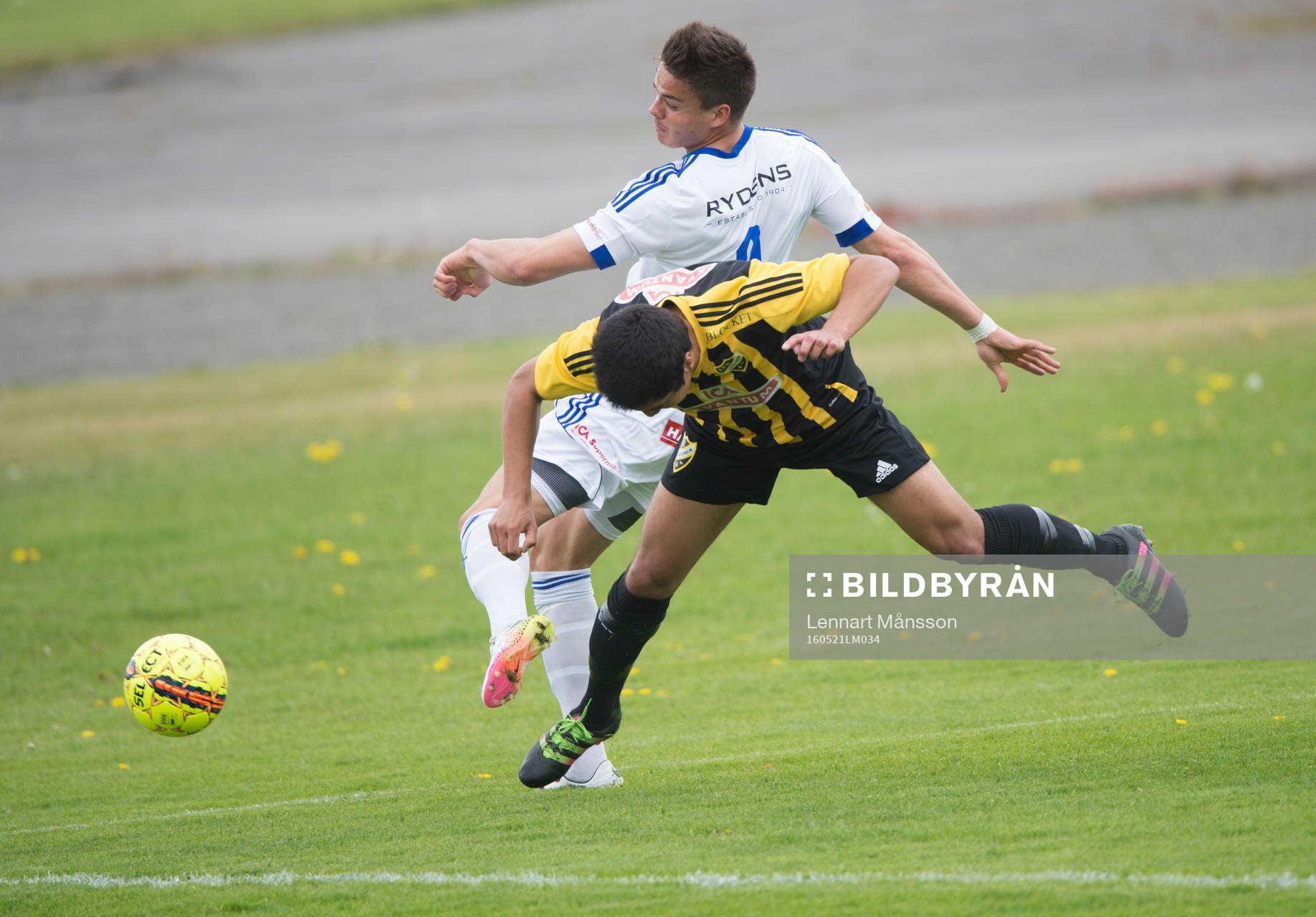 IFK Hässleholms Diego Delgadoi matchen i division 2 mellan