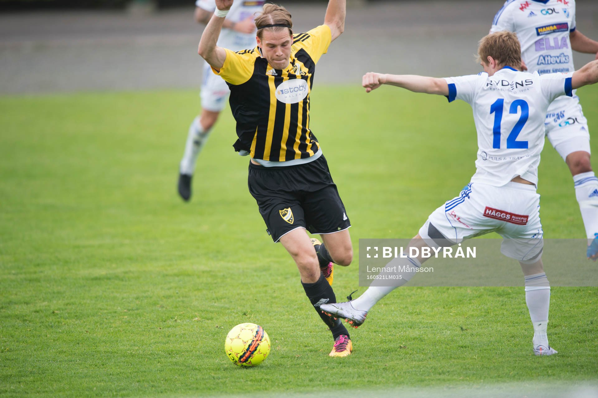 IFK Hässleholms Filip Ranmo i matchen i division 2 mellan