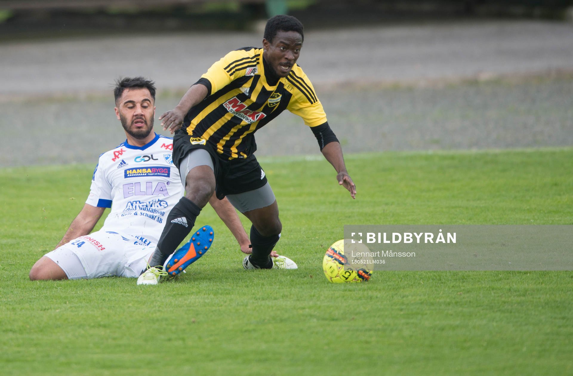 IFK Hässleholms Kojo Annor i matchen i division 2 mellan