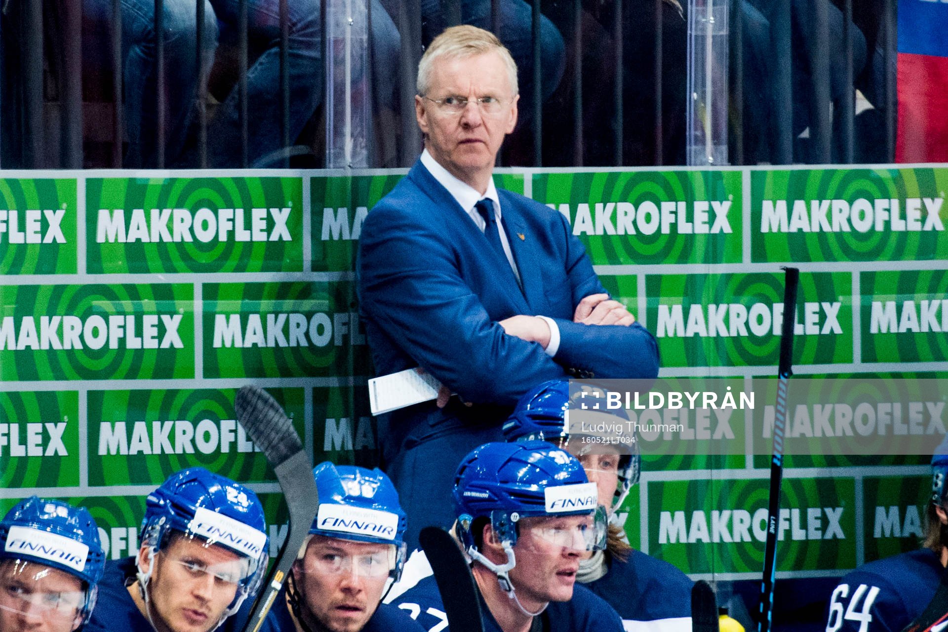 Finlands förbundskapten Kari Jalonen